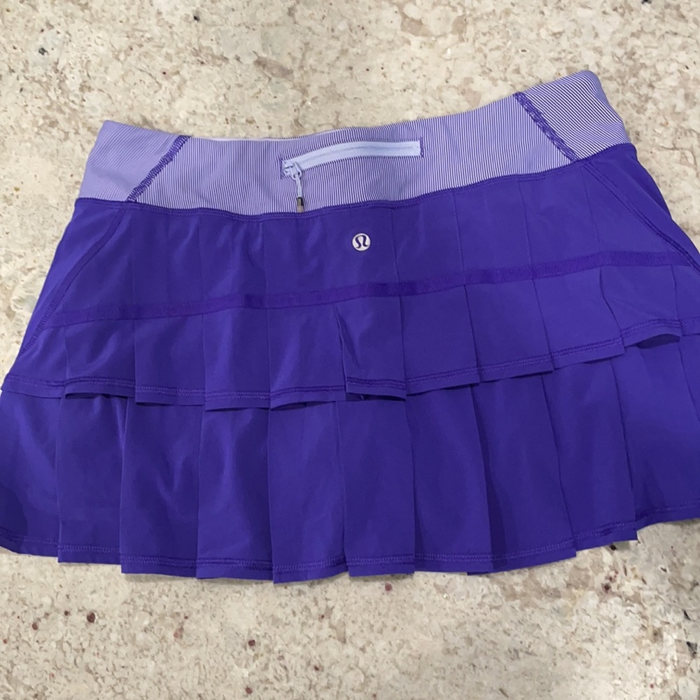LULULEMON Pace Purple Setter Skirt